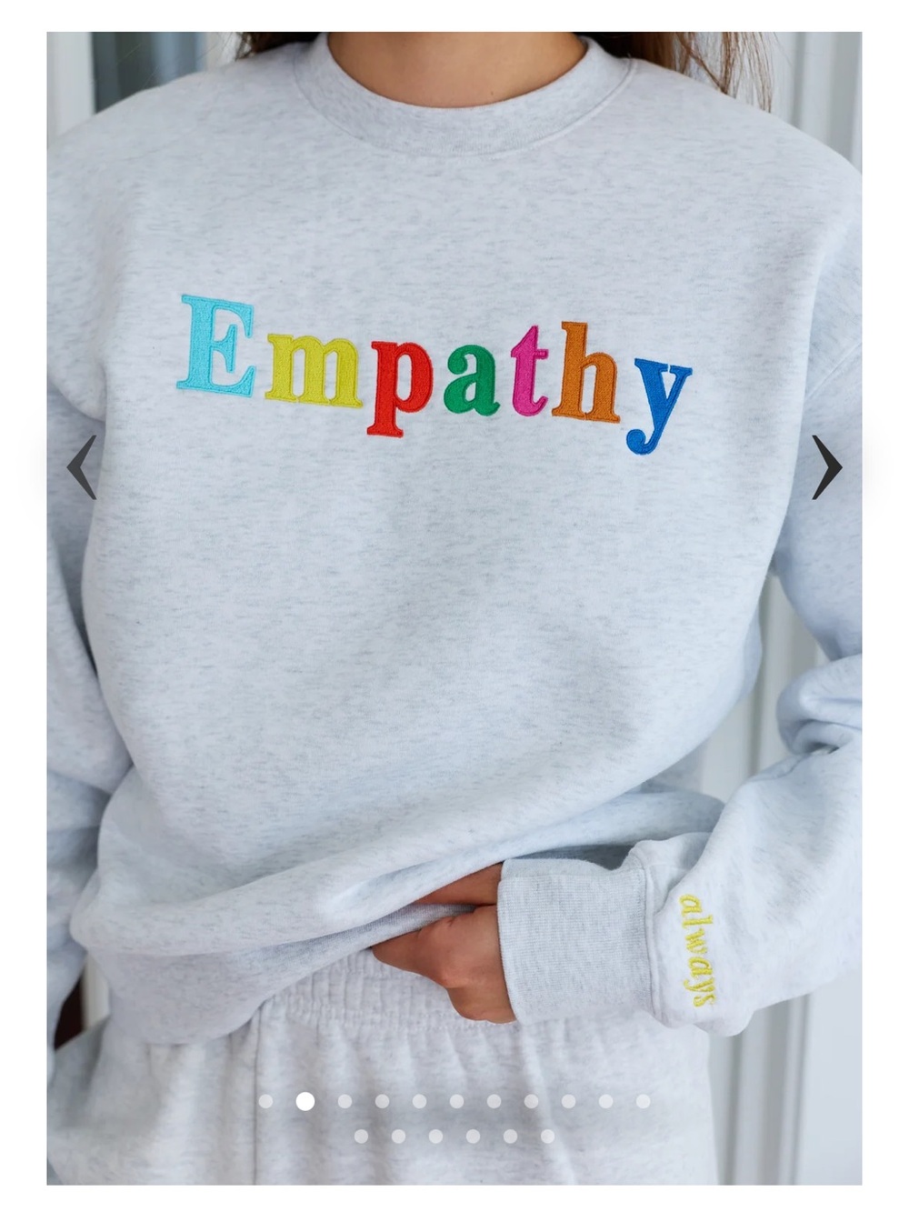 Mayfair Group Empathy sweatshirt